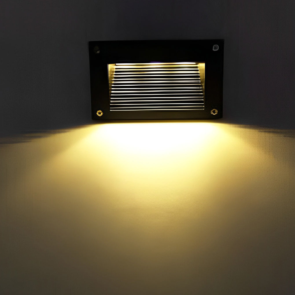 Χωνευτά φώτα σκαλοπατιών LED Thuder Visual — μοντέρνος σχεδιασμός εξωτερικού χώρου