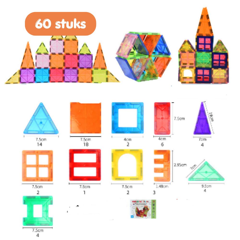 BuildYourWorld Magnetic Building Game
