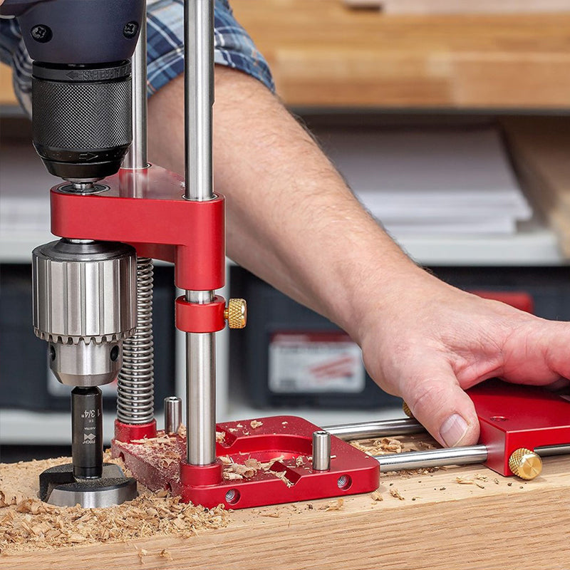 Localizzatore di precisione per la lavorazione del legno per marcatura e foratura accurate