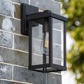 Lampada da parete rettangolare Amer in vetro, design moderno
