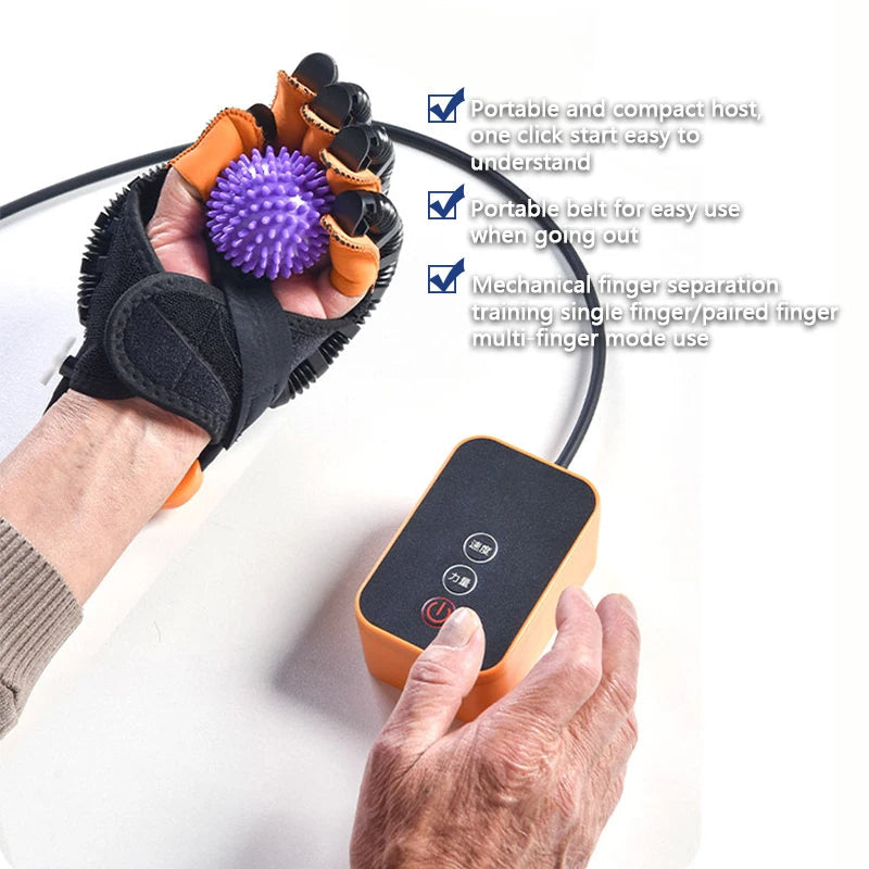 Gants robotisés avancés de rééducation - Appareil d'exercice des doigts pour patients victimes d'AVC