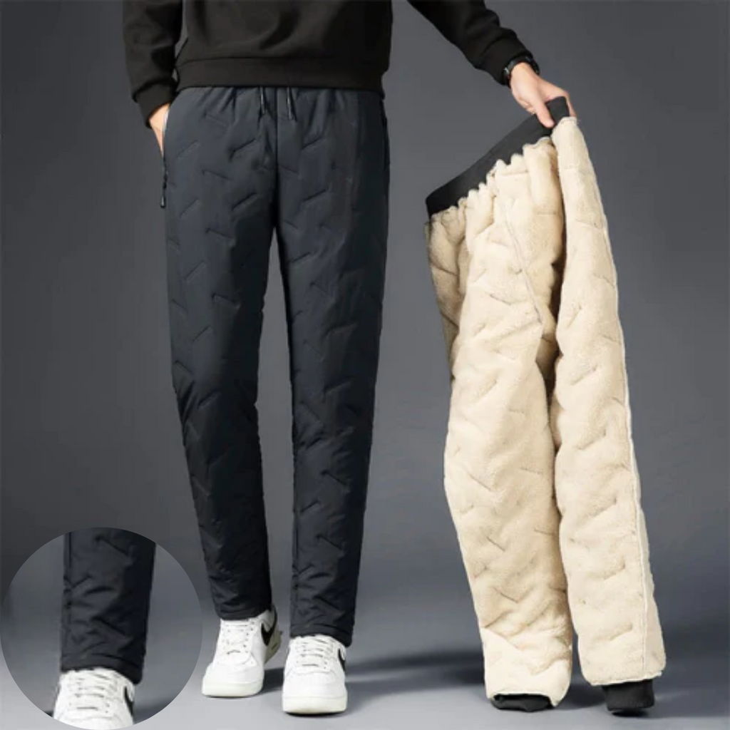Pantaloni termici impermeabili unisex pentru vreme umedă și rece