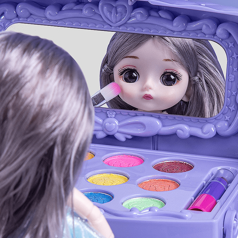 LumaPlay – omyvatelná dětská sada líčení s taštičkou pro bezpečné kreativní hraní