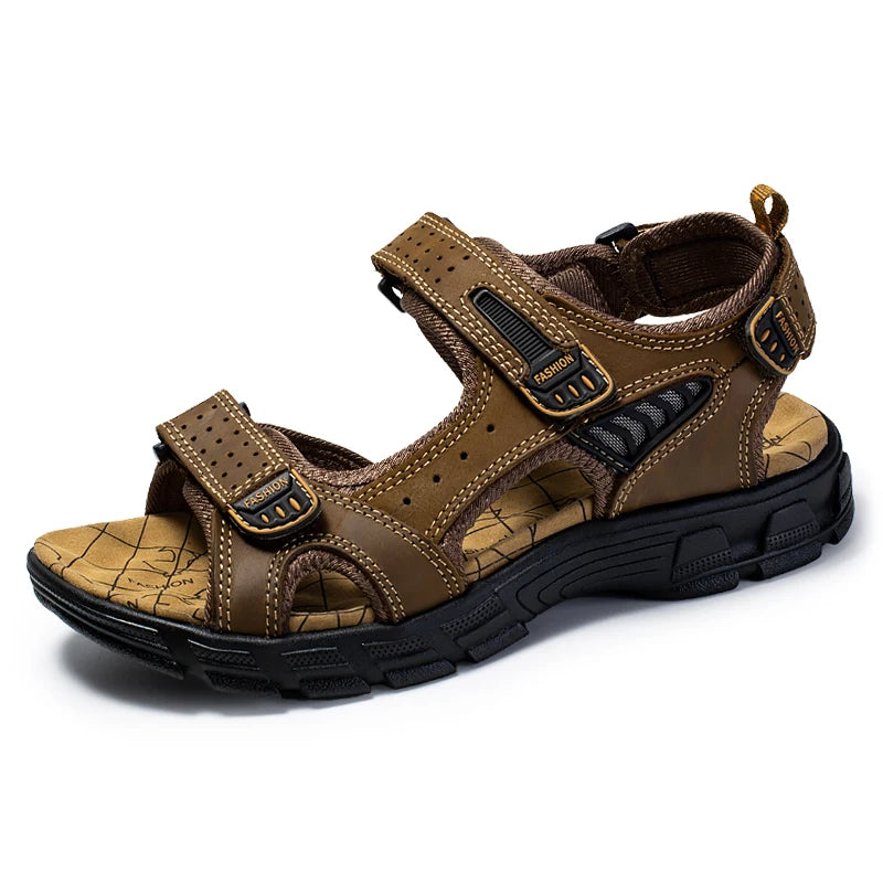 Sandal Velcro Ortopedik ErgoStep Dengan Tapak Kaki Ergonomik Dan Tali Laras