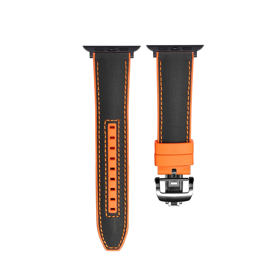 سوار بمشبك فراشة FKM لساعة آبل