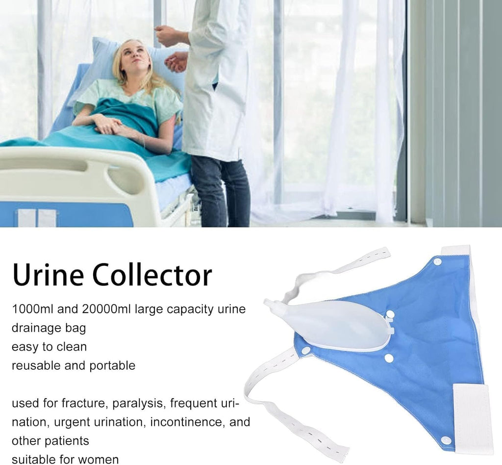 Sac de drainage urinaire portable réutilisable de qualité médicale AuraFlow