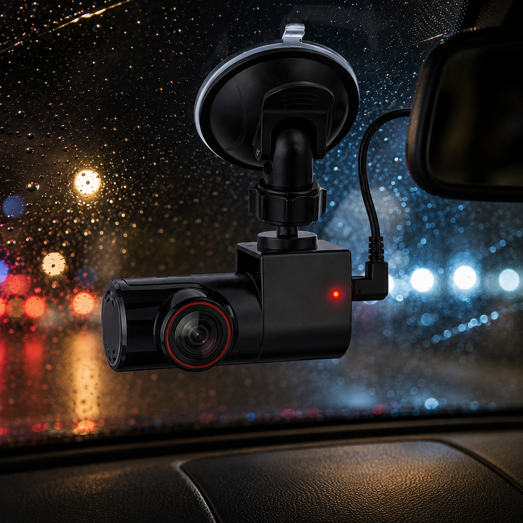 Çift Kameralı Araç Kamerası - 4K Ön ve Arka - F1.8 Diyafram - Gece Görüşü - 24 Saat Park Modu