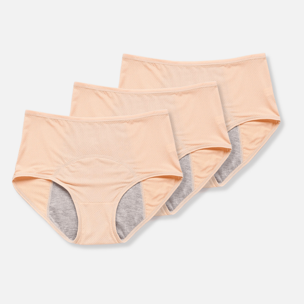 Auslaufsichere Menstruationsunterwäsche