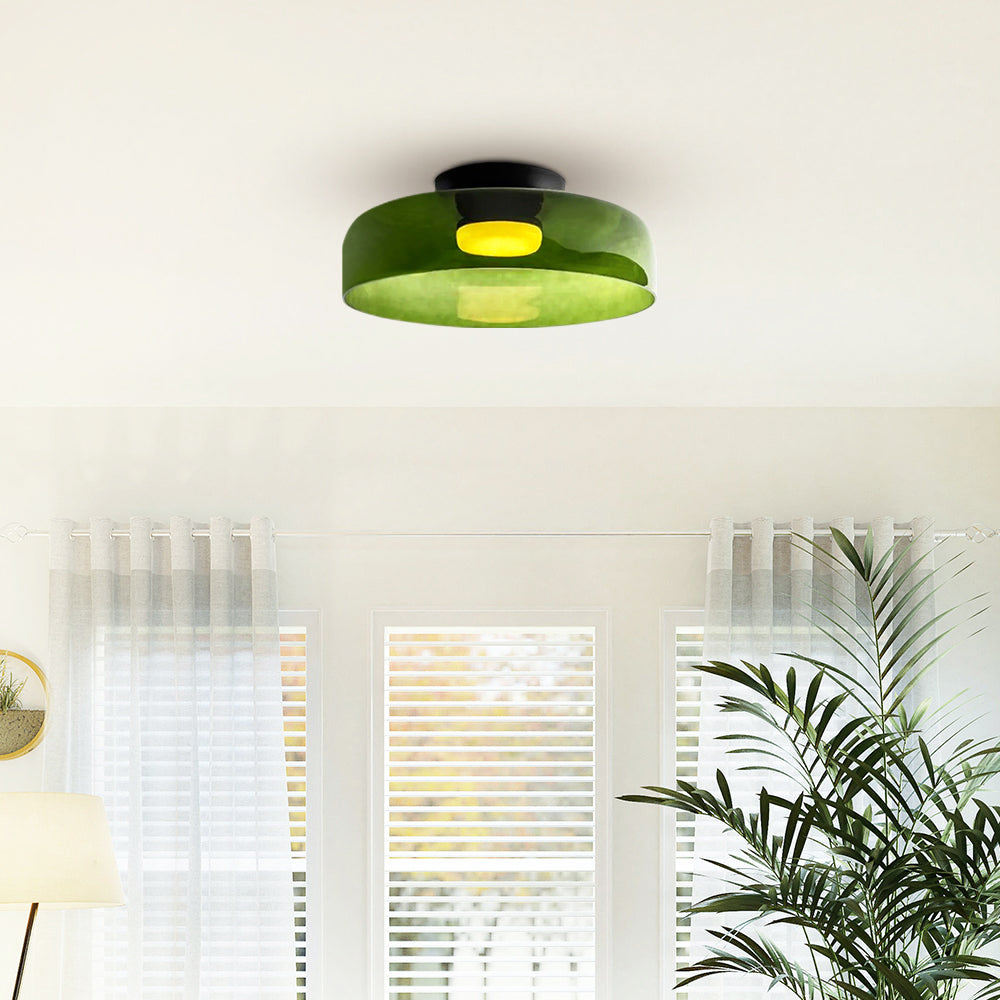 Aria bündige Deckenleuchte aus Glas – modernes Design, schlichter kreativer Stil