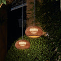 Ray Modern Lantern Pendant Light, Metal/Acrylic, Beige/Coffee - Neutralighting