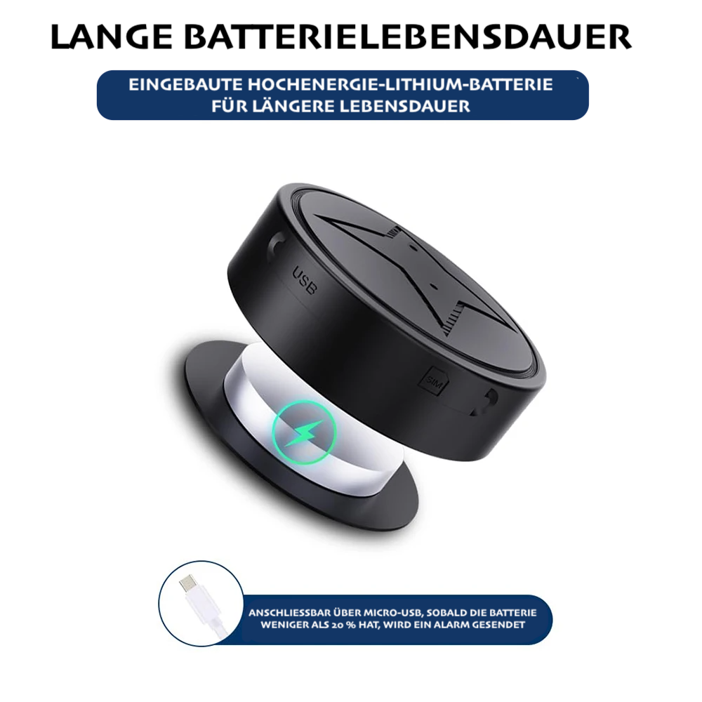PulseTrack Mini magneettinen GPS-paikannin reaaliaikaiseen ajoneuvon seurantaan
