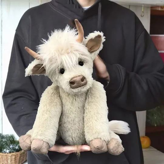 Caledonia Craft İskoç El Yapımı Highland Sığırı Peluş Oyuncak