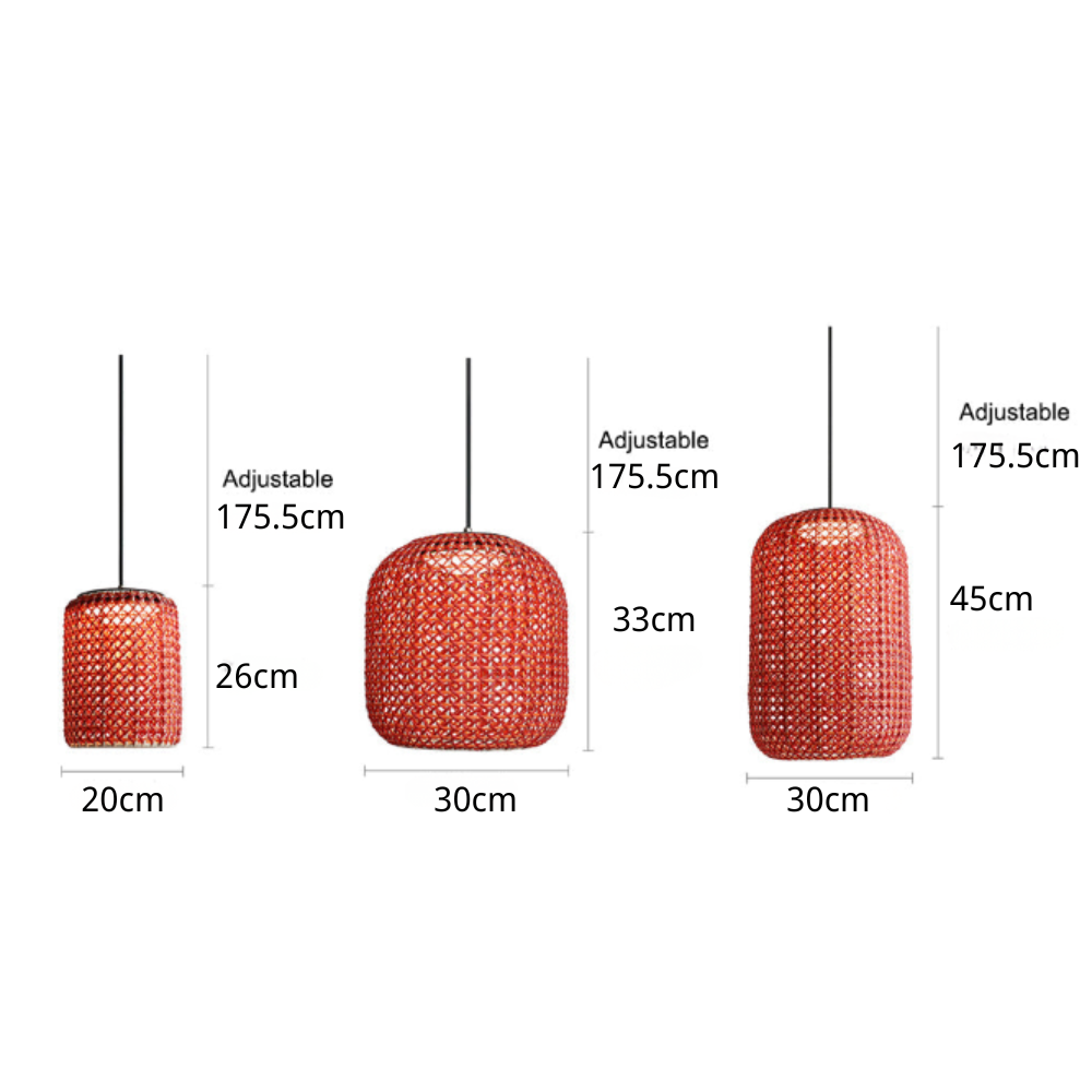 Idan modern LED-takkrona för utomhusbruk — klassisk design