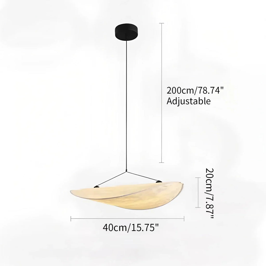 Lampu Gantung Sutera Bentuk Awan Seni Zen untuk Ruang Tamu - Orntli