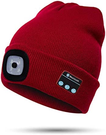 LumaBeanie Bluetooth Hue med Lys og Trådløse Hovedtelefoner