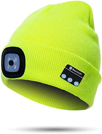 LumaBeanie Bluetooth Hue med Lys og Trådløse Hovedtelefoner