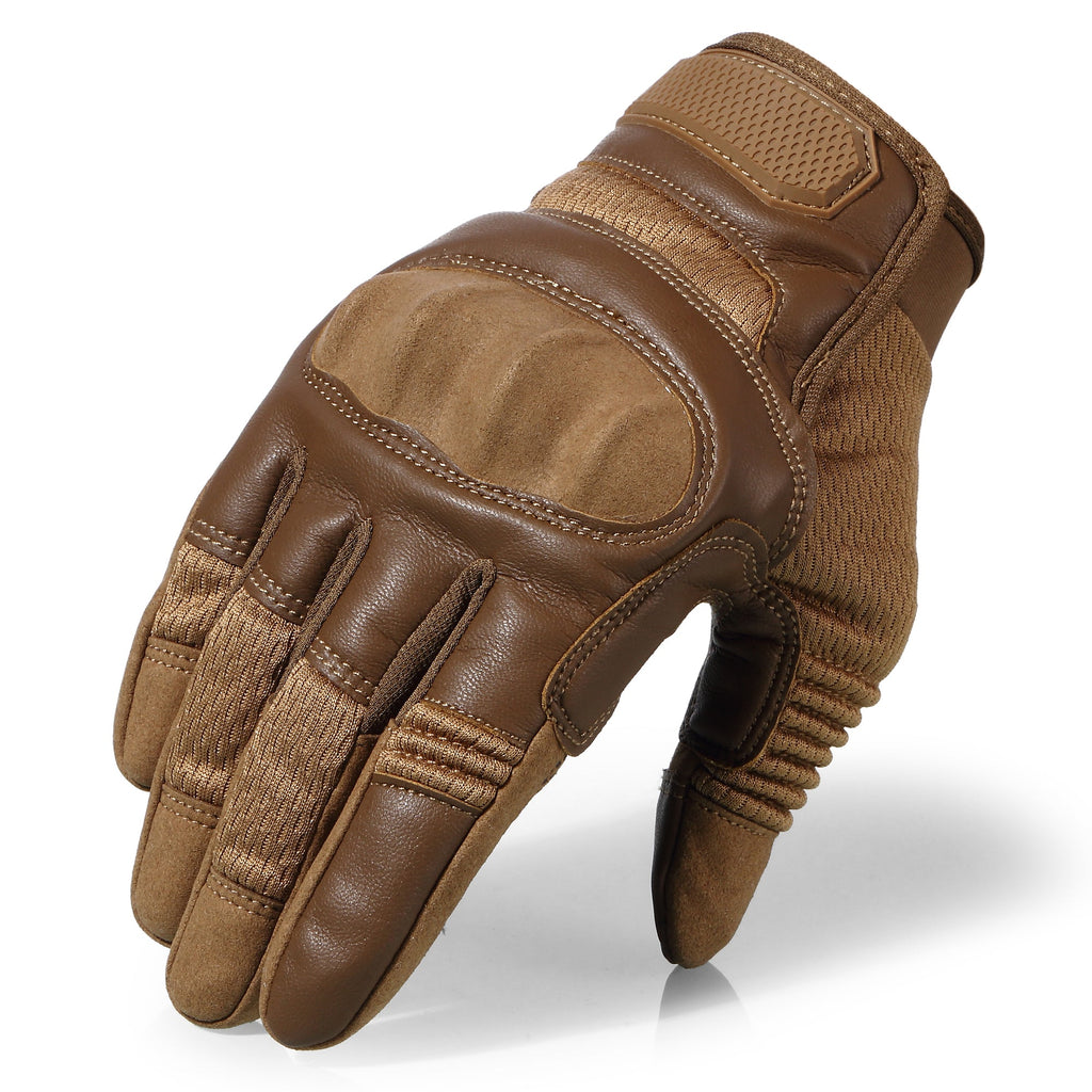 Gants en cuir compatibles avec écran tactile