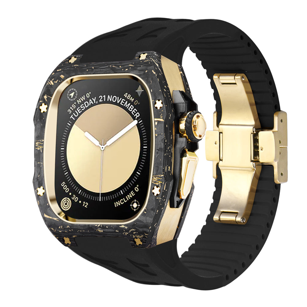 Kit de rénovation boîtier en fibre de carbone RM7006 pour Apple Watch Ultra