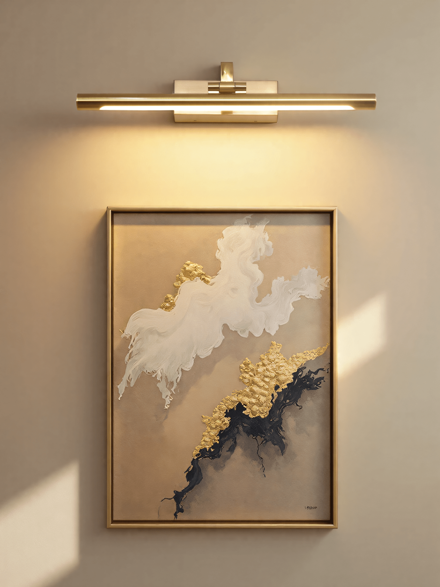 Brillan Frame 可充电壁灯——金色，暖光，约 8W–11W