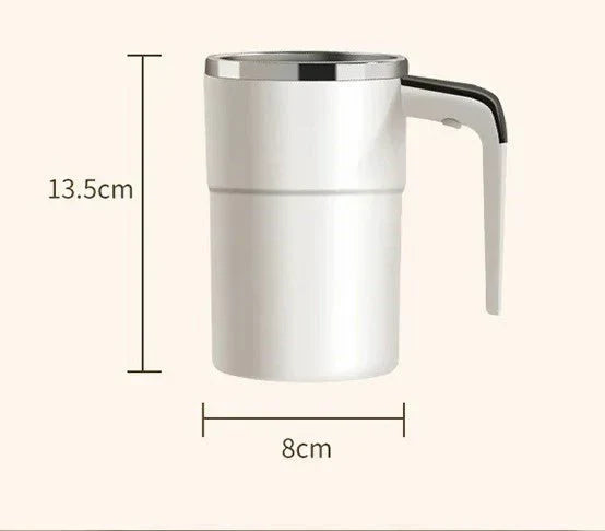 NovaBrew Ładowany Kubek do Kawy z Automatycznym Mieszaniem i Magnetycznym Obracaniem