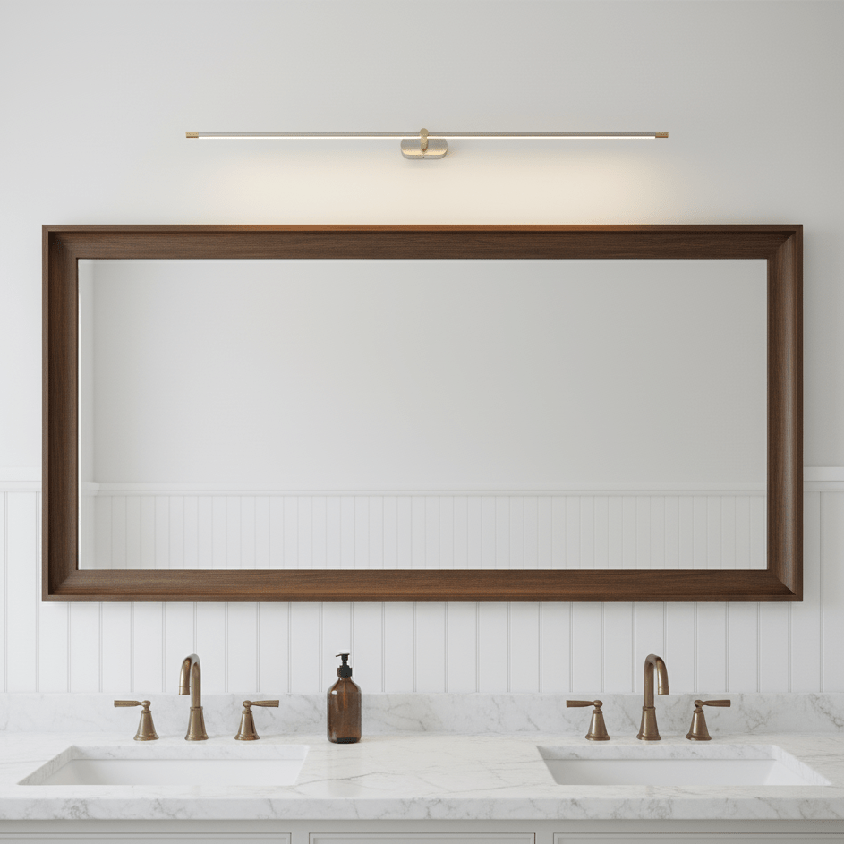 Minimalistische lineare Wandleuchte – wiederaufladbar, kabellos
