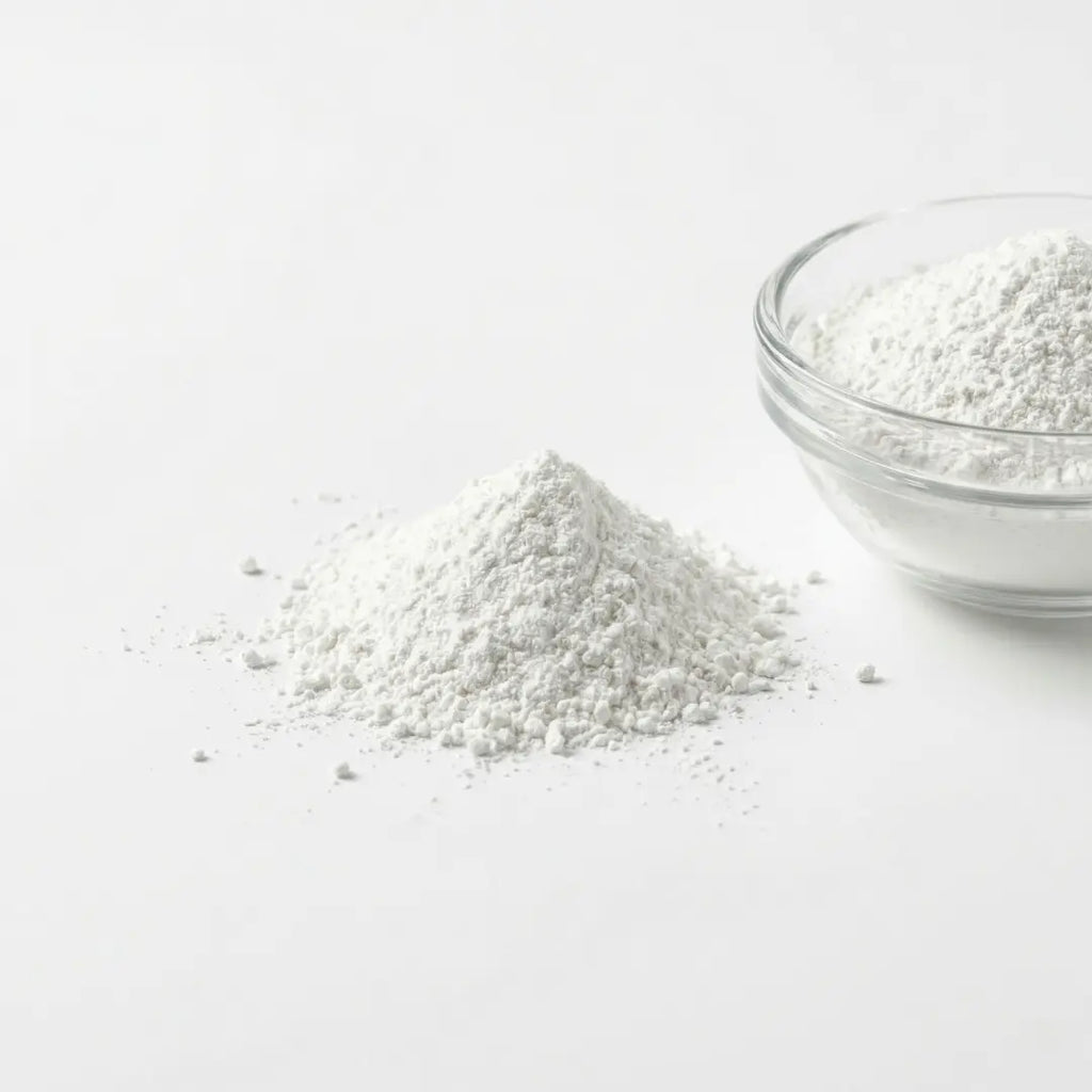 White zinc gluconate powder