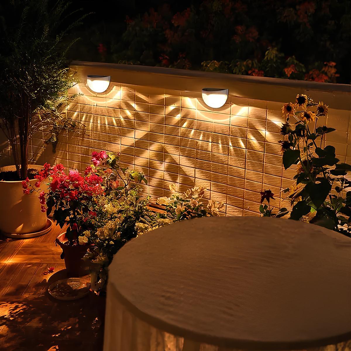Lanterna de Parede Solar Radiance – Luz Exterior Resistente às Intempéries