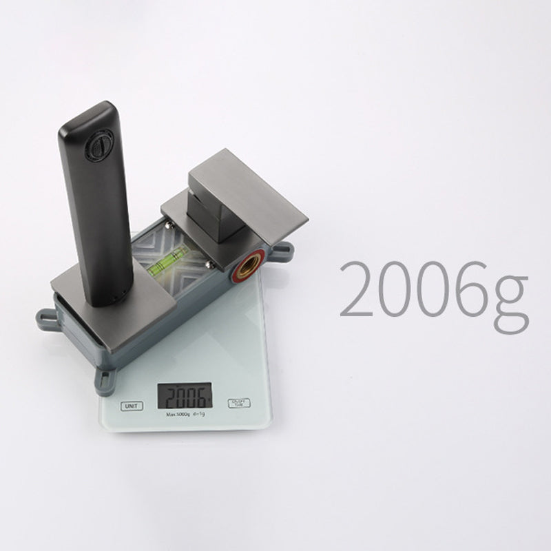 صنبور حوض حمام مثبت على الحائط بمقبض واحد مخفي