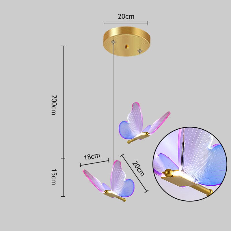 MiraBloom Butterfly Wall Light | Orntli