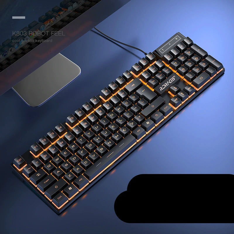 Megvilágított mechanikus játék billentyűzet | RGB háttérvilágítással