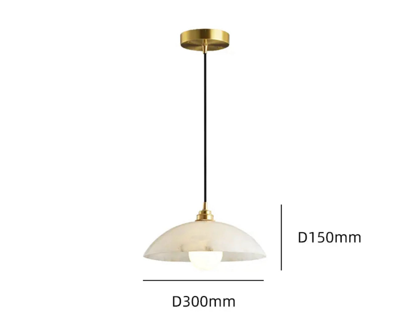 伊尼戈大理石雪花石膏吊灯