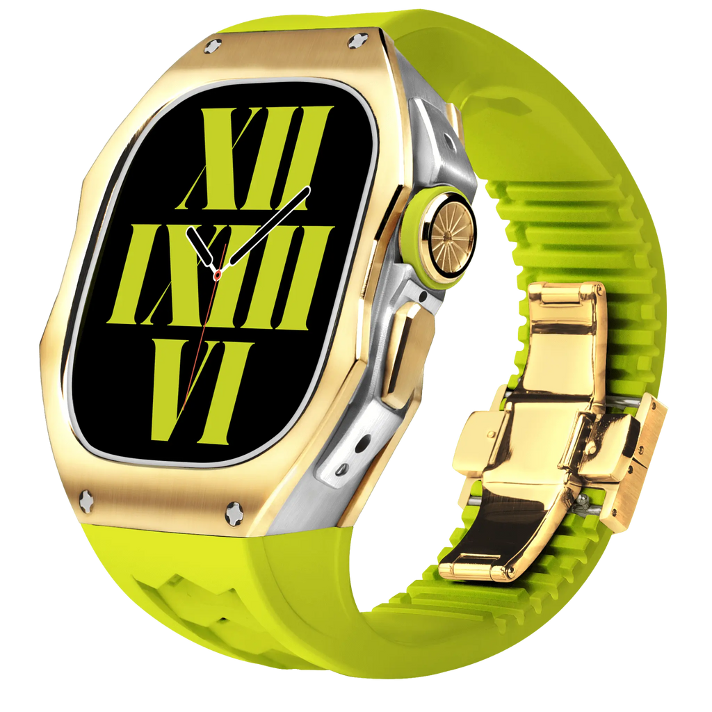 Titán tok és szilikon szíj Apple Watch Ultra-hoz