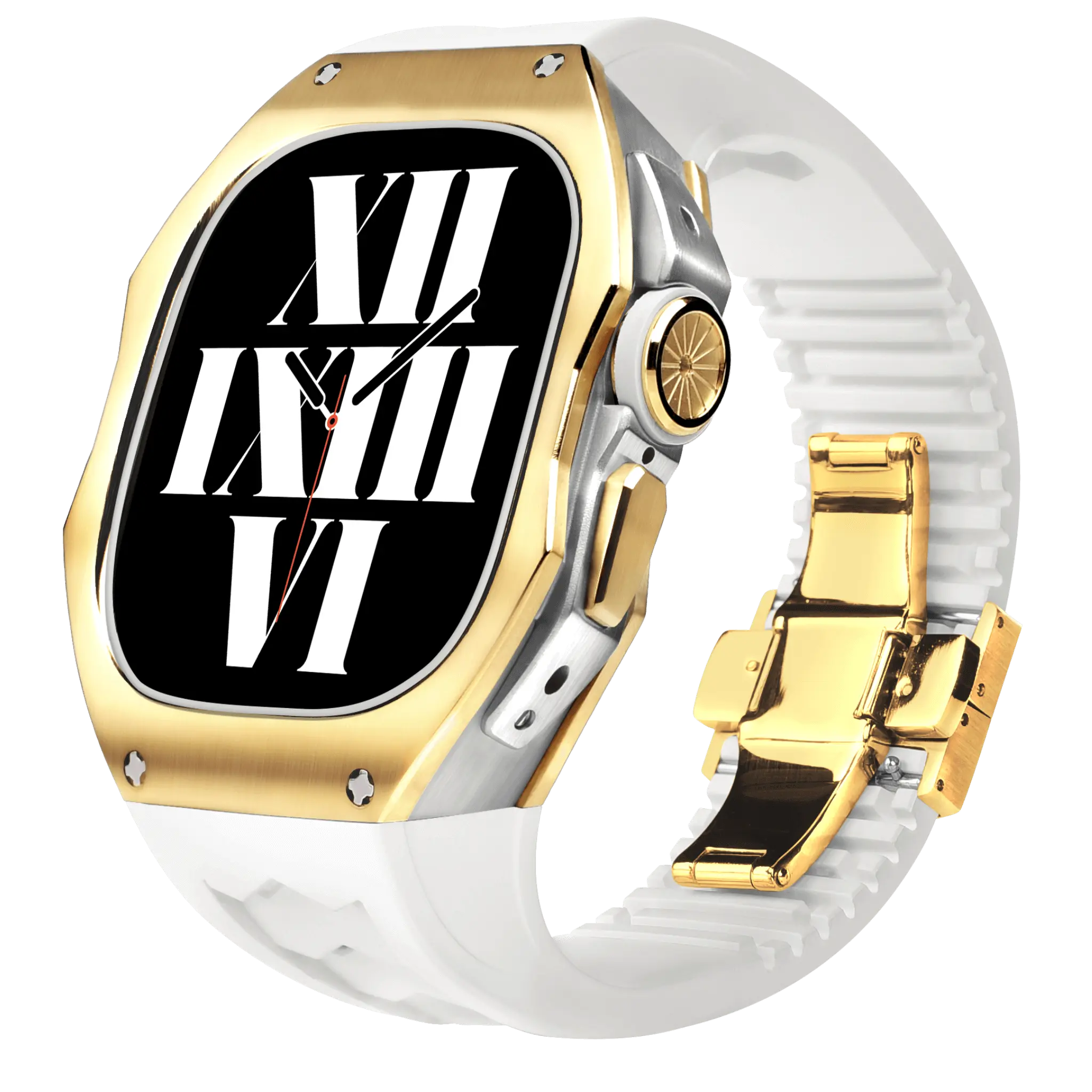 Titán tok és szilikon szíj Apple Watch Ultra-hoz