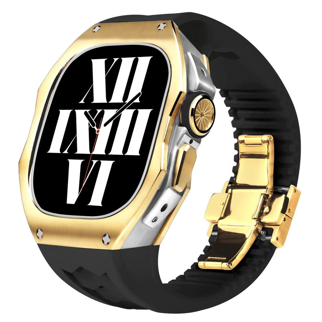 Titán tok és szilikon szíj Apple Watch Ultra-hoz