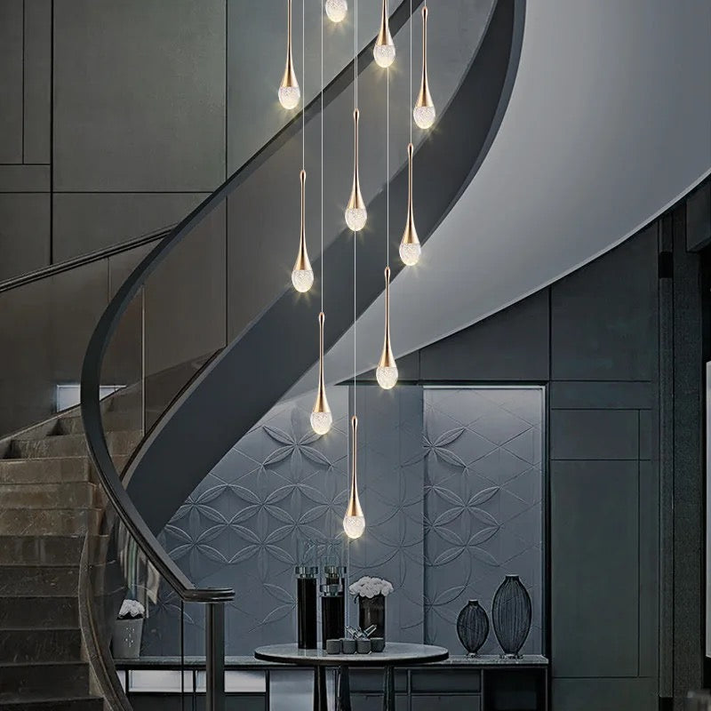 Pendentif cristal goutte d'eau