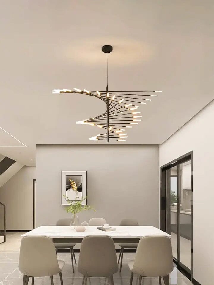 Lampadario a spirale Vrimlo