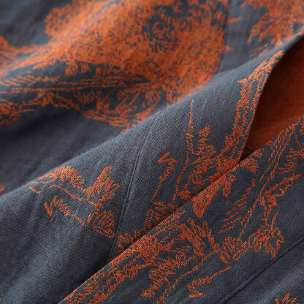 Jubah Kimono Hutan Tenang