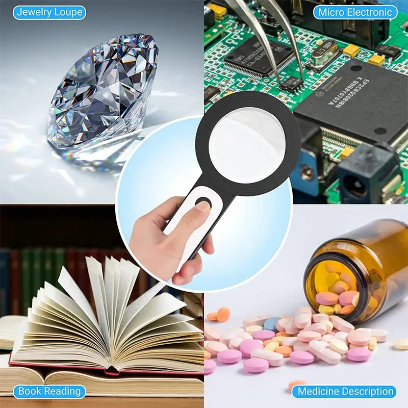 Lupa BrightLens 30x para Personas Mayores y Lectura