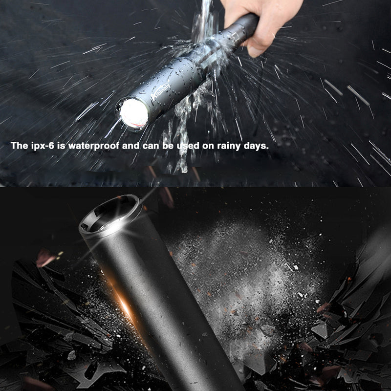 GlowBat Baseball Bat Shaped LED Flashlight With Three Lighting Modes Emergency Use
