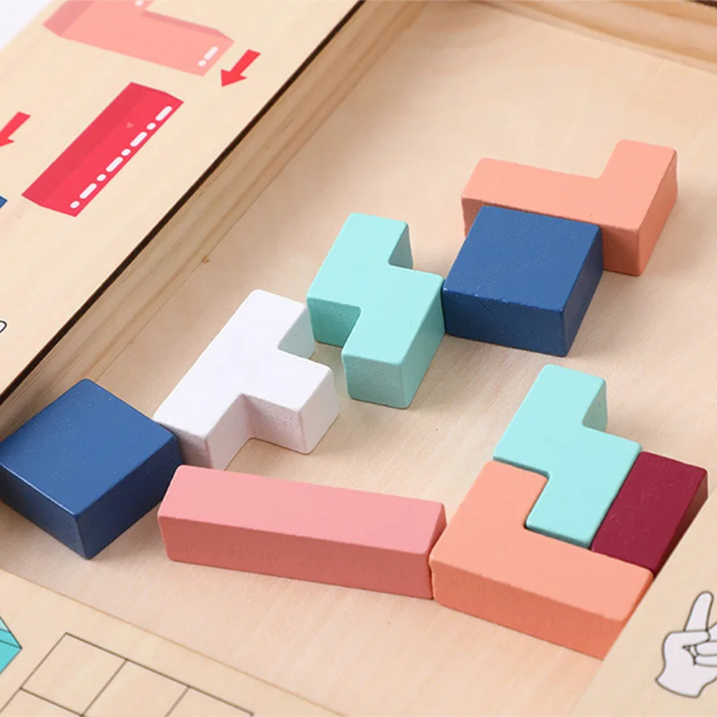 Tetris-palapelin pelilauta