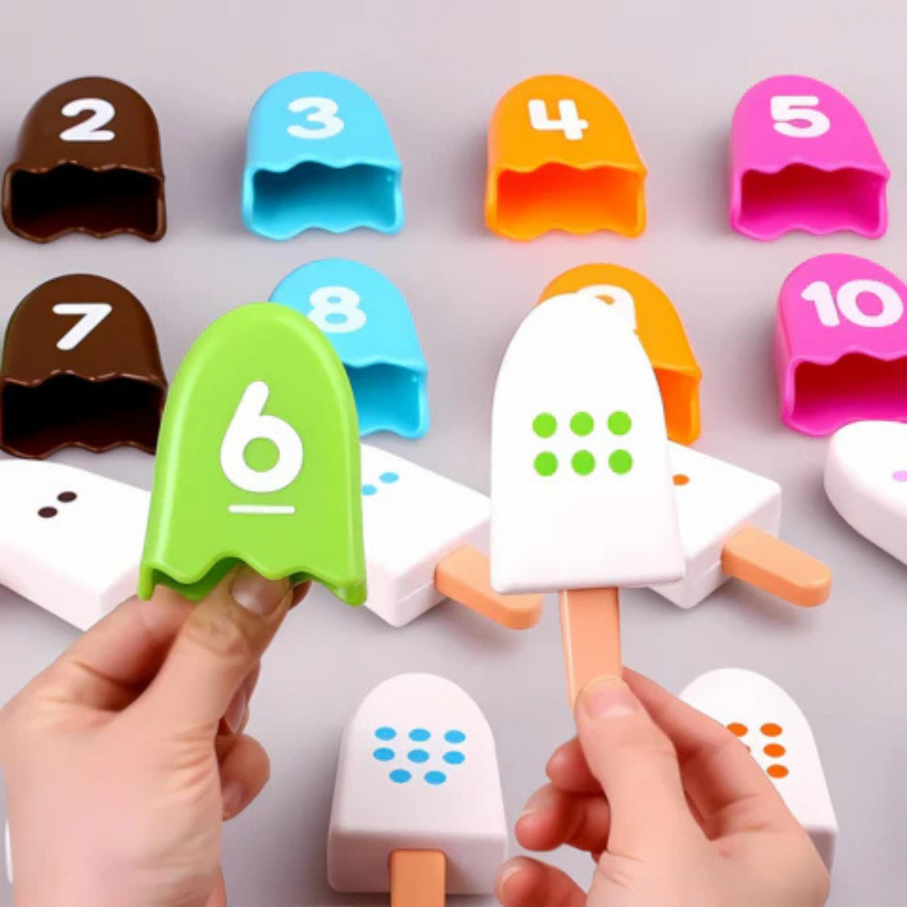 Vrimlo IceCream Master | Tel Eiscremes Pädagogische Mathe-Spielzeuge