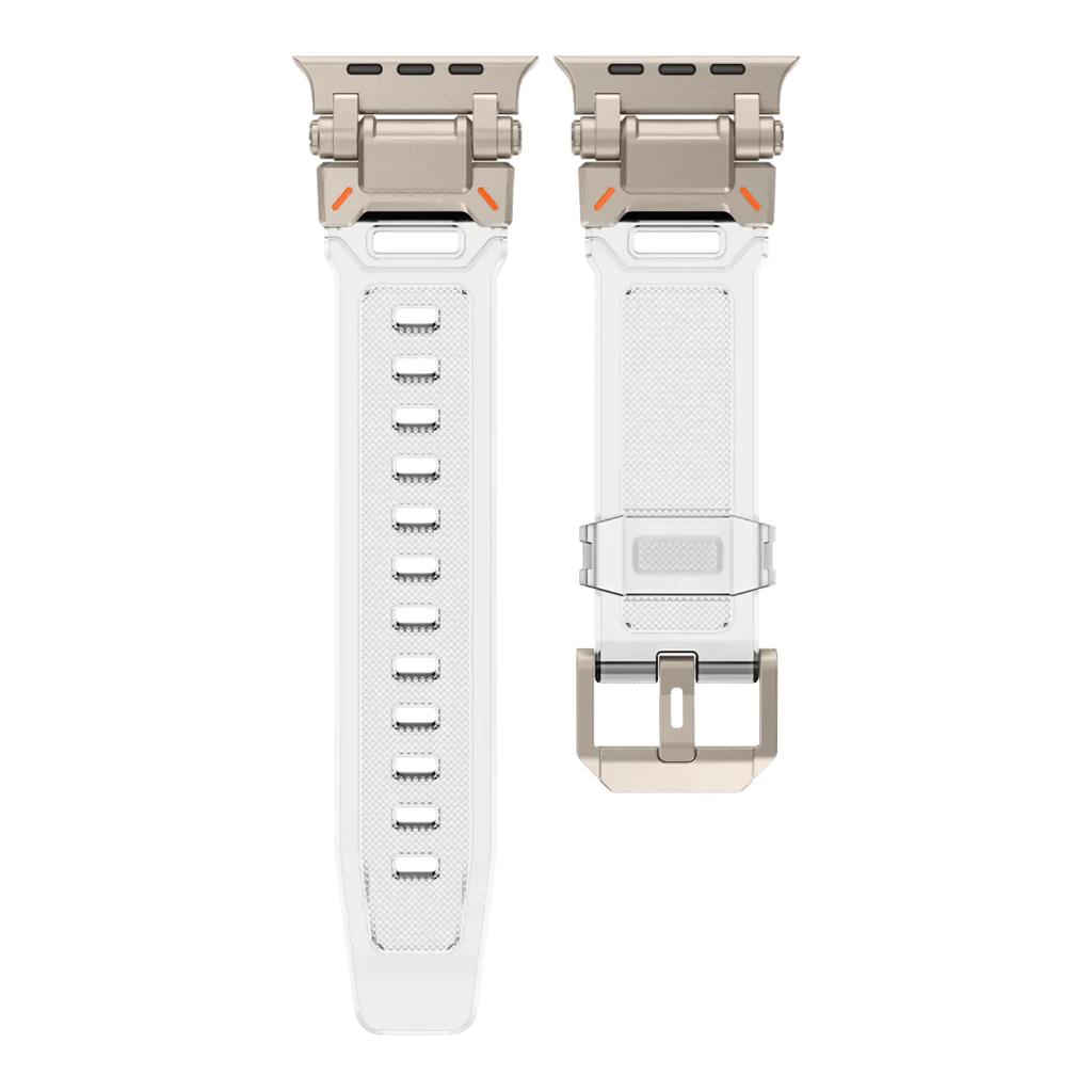 Új titán fém fej szilikon szíj Apple Watch-hoz