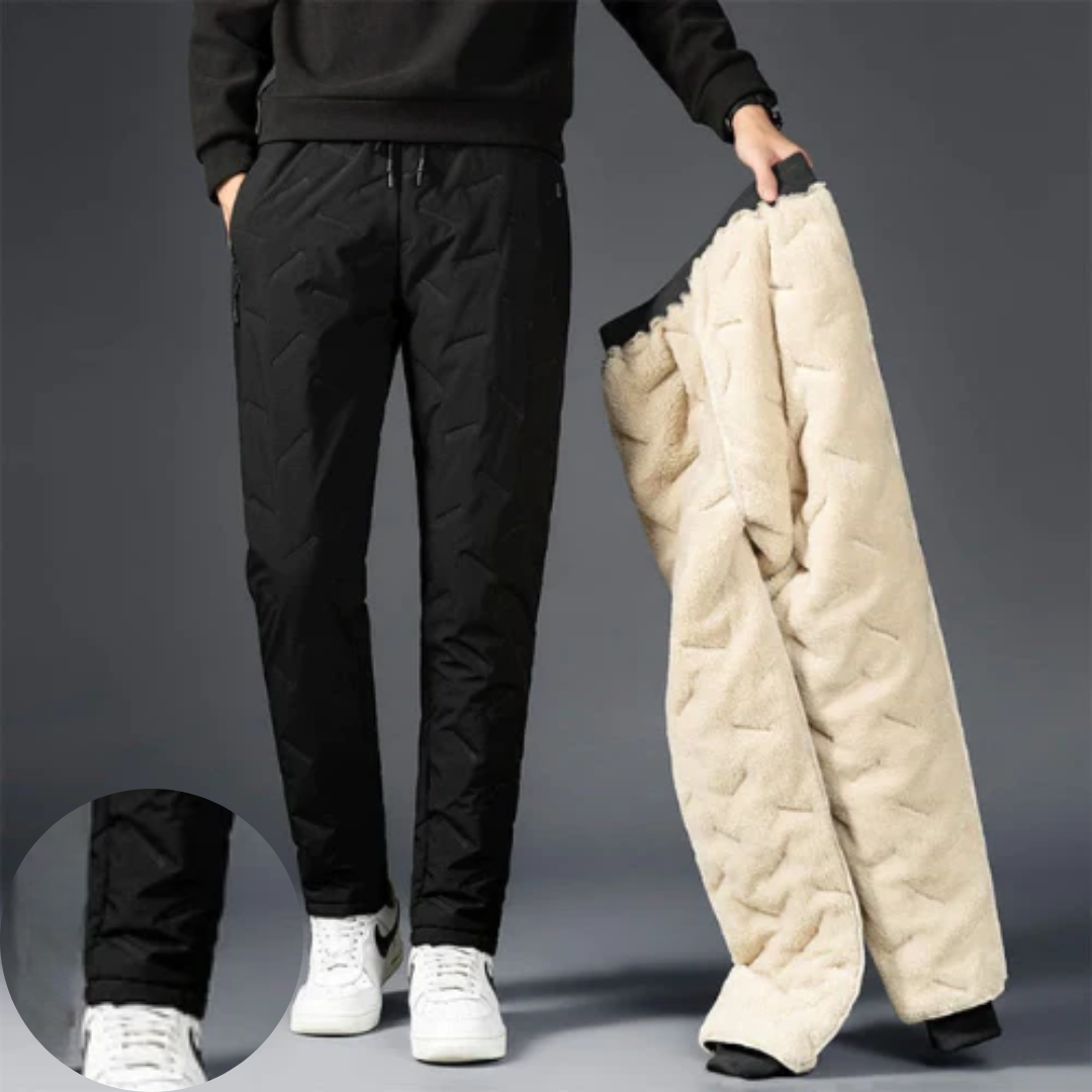Pantaloni termici impermeabili unisex pentru vreme umedă și rece