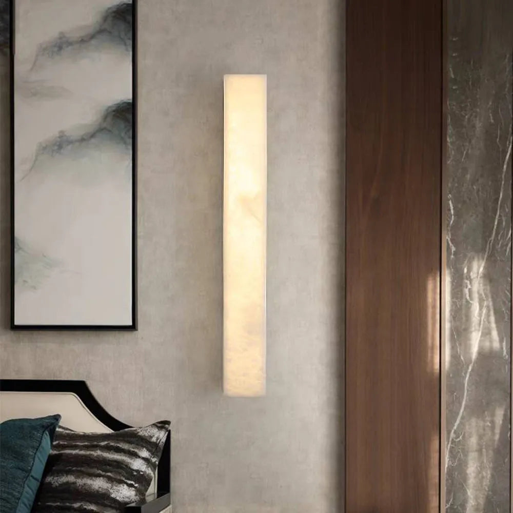 Ayen weiße rechteckige Außenwandleuchte — Modernes Design