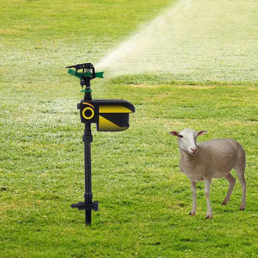 Irrigatore da giardino automatico con sensore di movimento per allontanare animali - Irrigatore esterno per prato e giardino con sensore animale