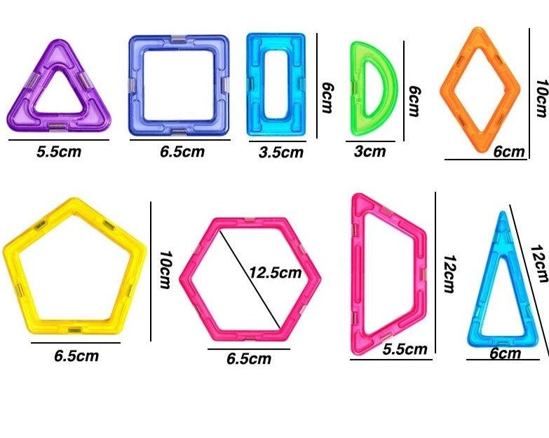 Magnetiska byggklossar™ - släpp loss din kreativitet - Magnetiska byggklossar