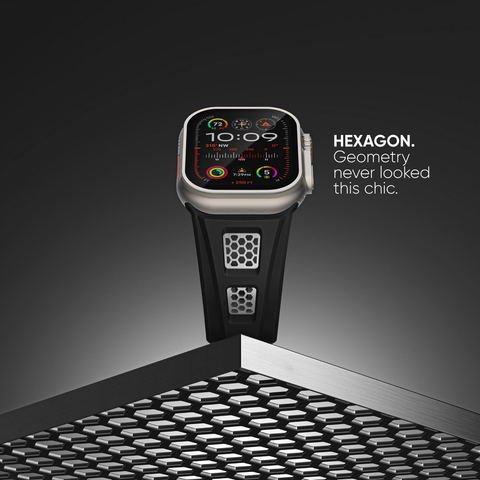 Wytrzymała silikonowa sportowa opaska Grid do Apple Watch