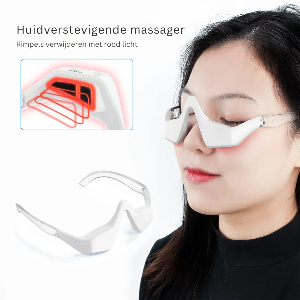 Lunettes de luminothérapie rouge - Réduit les cernes et rajeunit !
