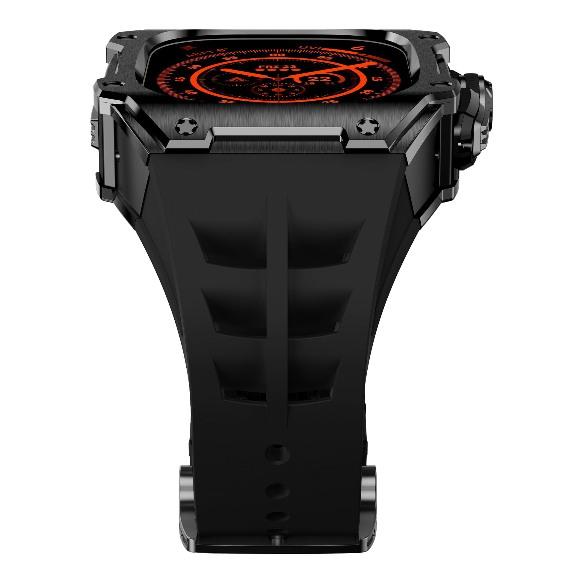 Série RM7015 - Boîtier Apple Watch Ultra en acier inoxydable Dark Vanguard