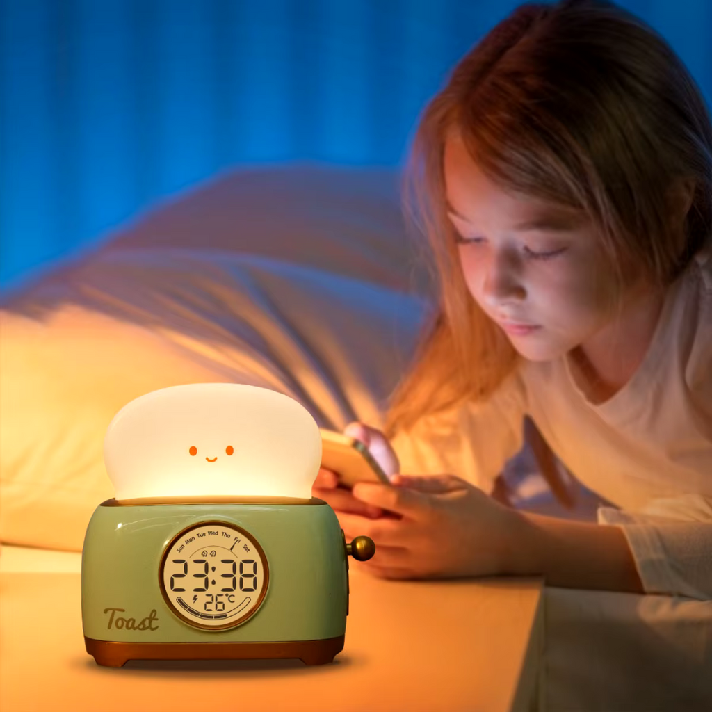 Toasty Alarm clock | Night light and alarm clock in one for the nursery